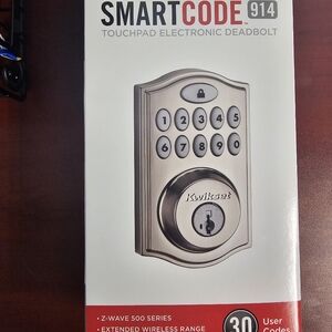 Kwikset Zwave Nickel Doorlock